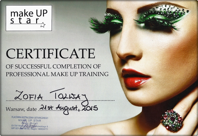 Zofia Tolwaj make up artist